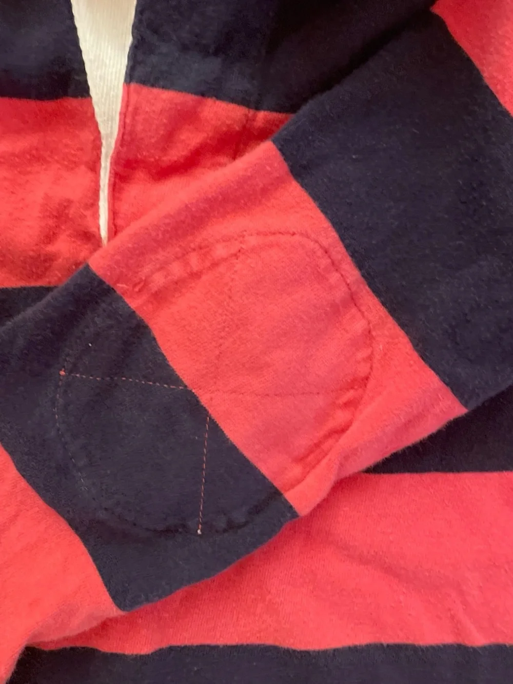 crewcuts Pink and Navy Wide-Stripe Polo